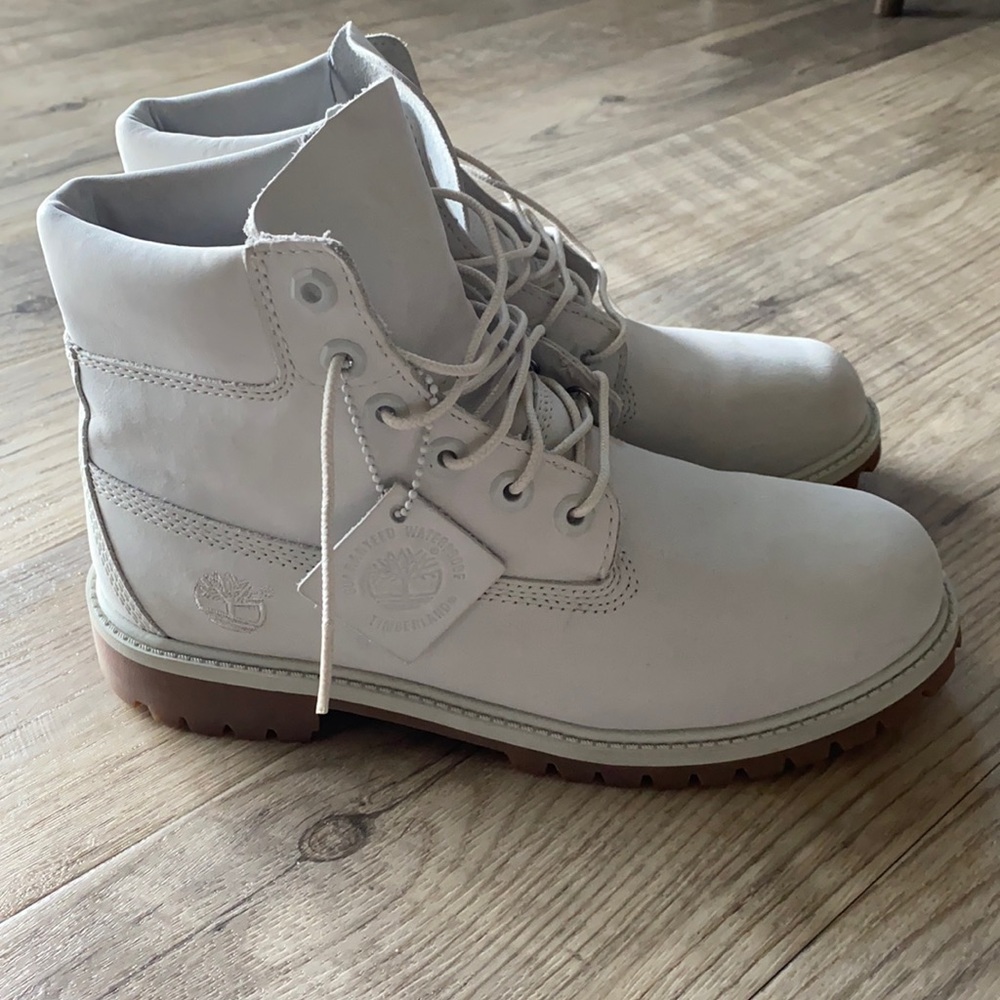 Grey Timberland Boots